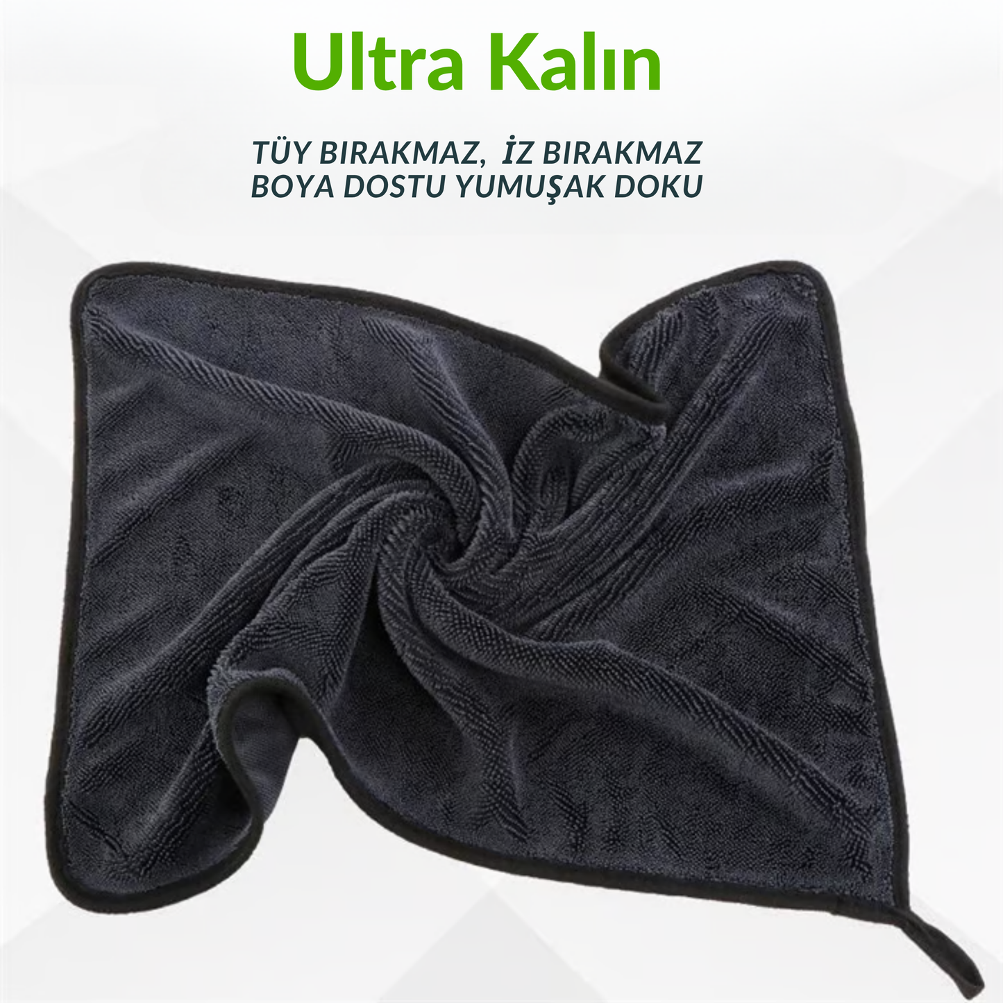 ProCar® Twisted Mikrofiber Kurulama Havlusu 600 GSM