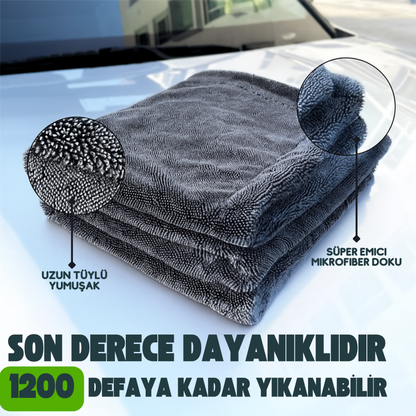 ProCar® Twisted Mikrofiber Kurulama Havlusu 600 GSM