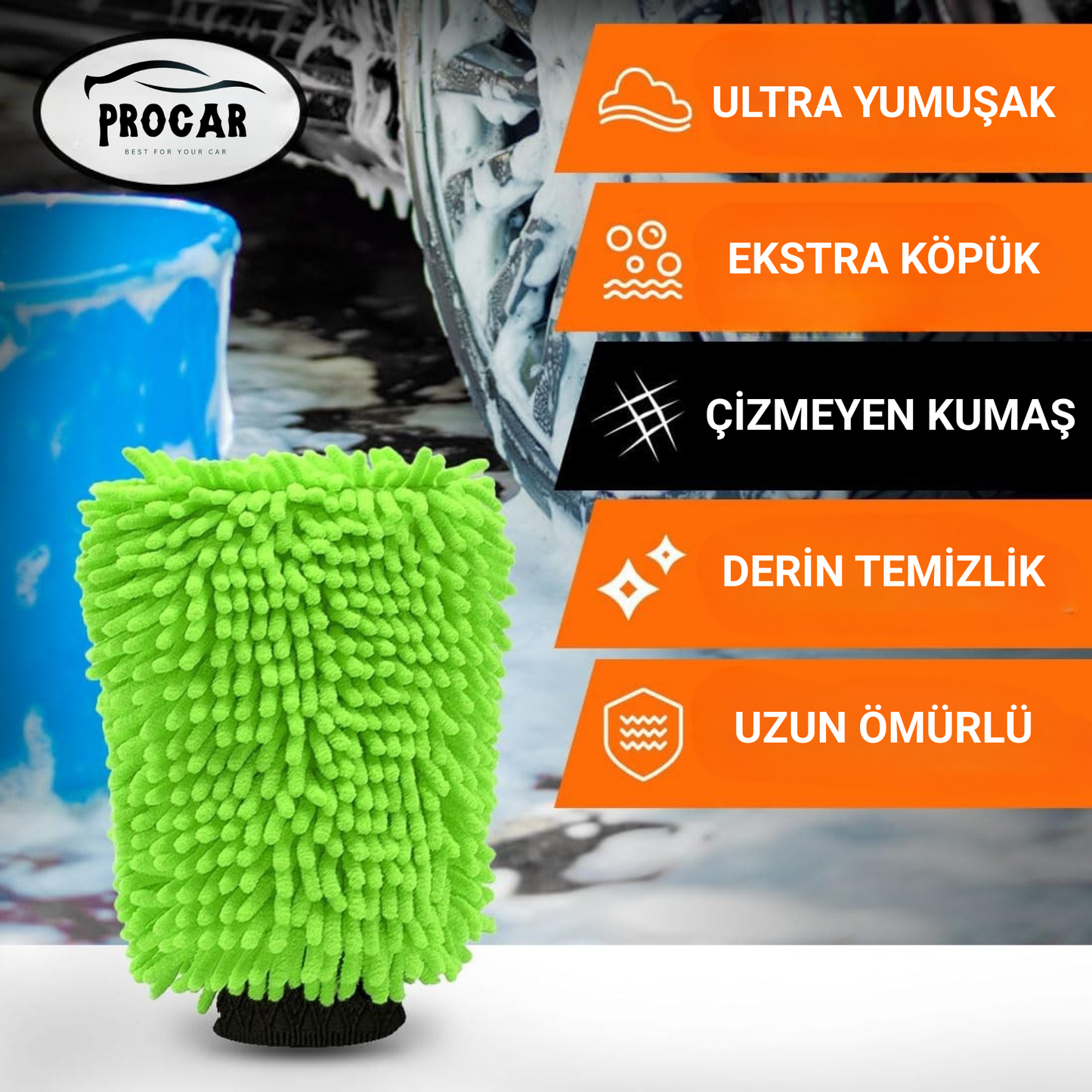 ProCar® Mikrofiber Yıkama Eldiveni