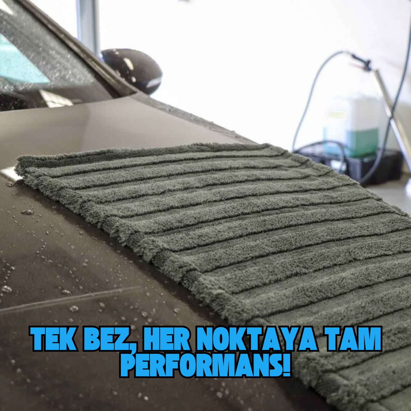 ProDry™ Edgeless Çift Katlı Mikrofiber Kurulama Havlusu 1100 GSM 50x70 cm