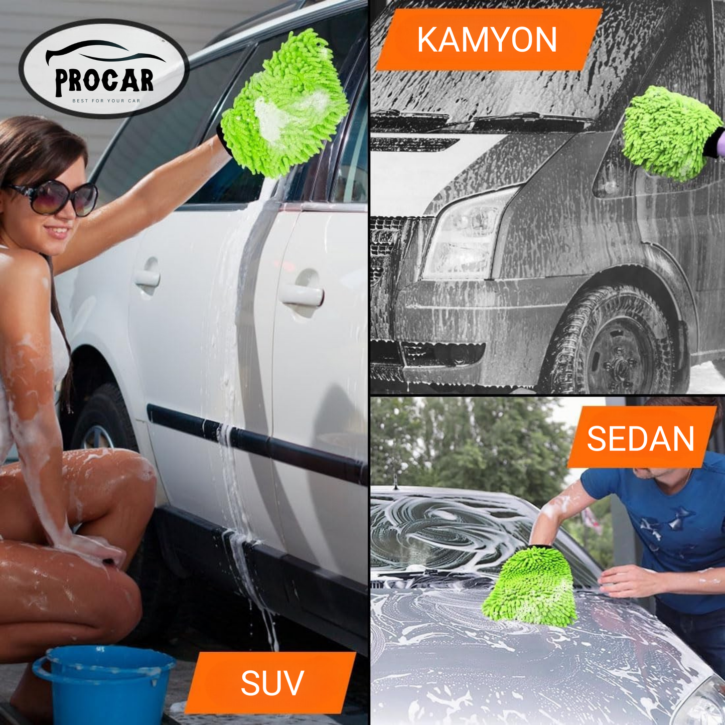 ProCar® Mikrofiber Yıkama Eldiveni