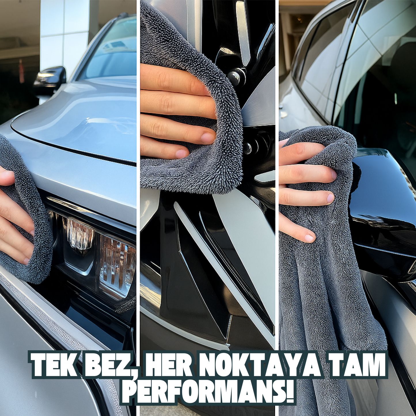 ProWipeXL™  Edgeless Çift Katlı Kurulama Havlusu 50x80 cm 1400 GSM