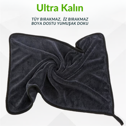 ProCar® Twisted Mikrofiber Kurulama Havlusu 600 GSM